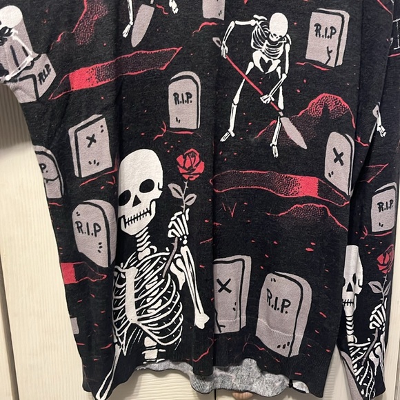 NWT Social Collision Cemetery sweater - Picture 2 of 4